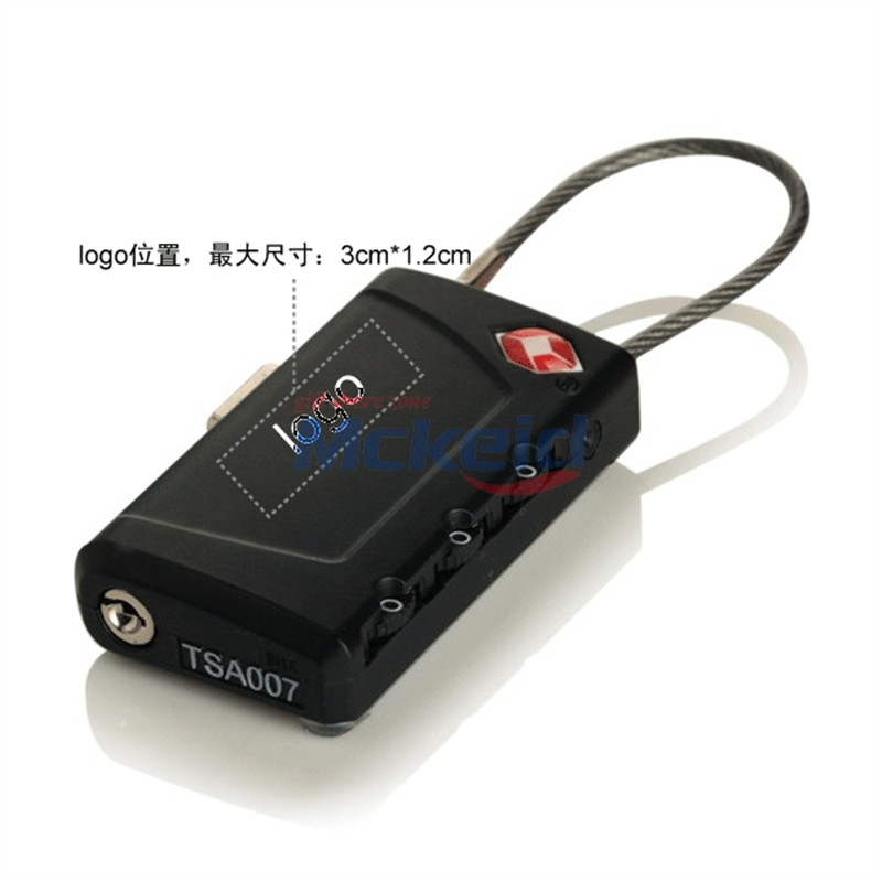 2合1TSA認(rèn)證密碼鎖，帶行李牌功能