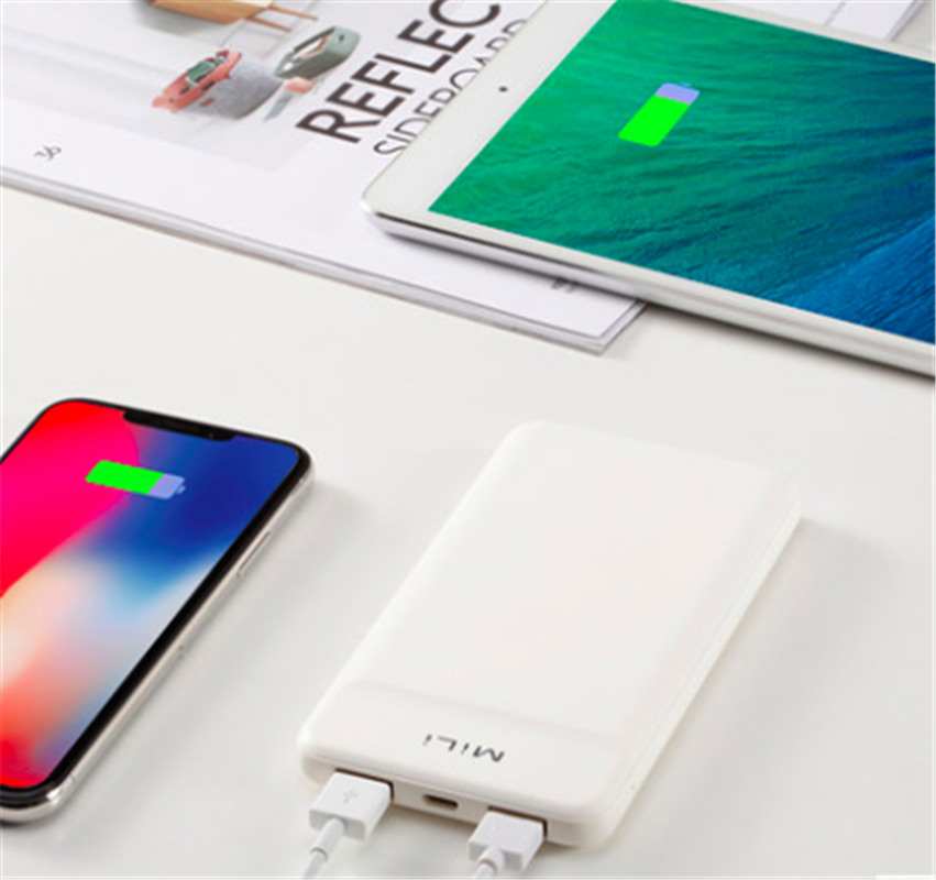 MiLi充電寶QC3.0快充10000毫安聚合物電芯快速充電移動電源三星華為快充版大容量安卓小米通用便攜可上飛機沖