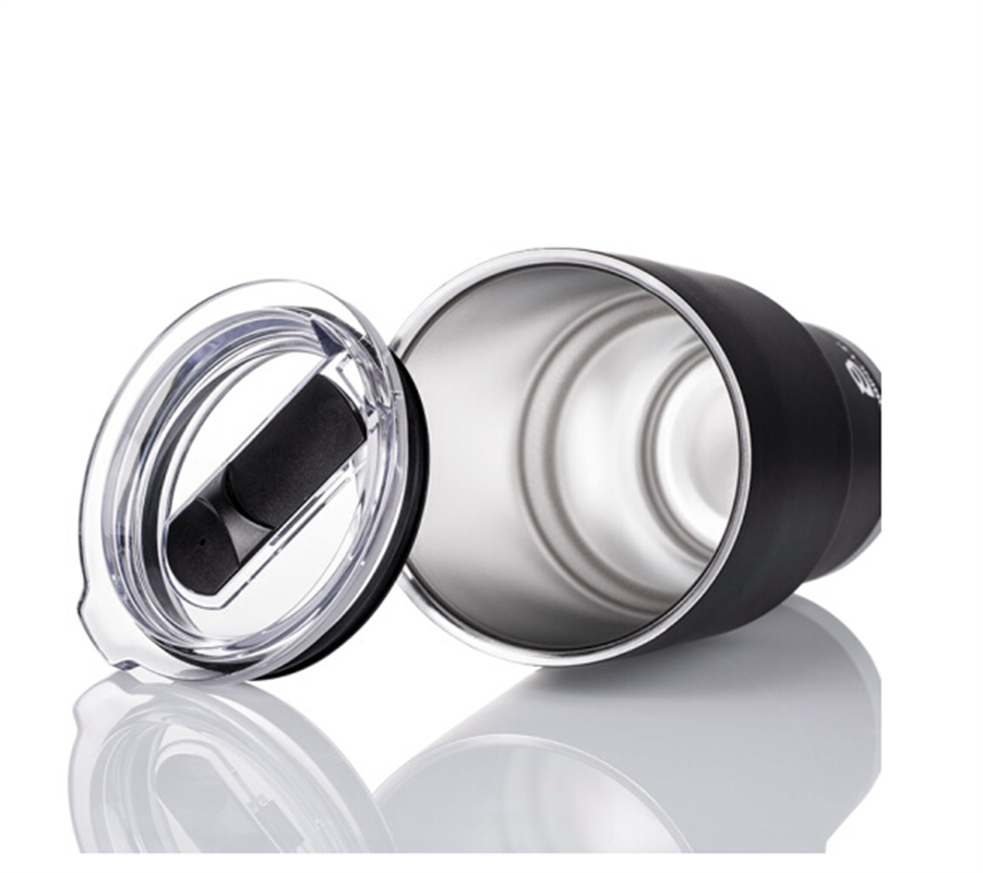 知更大兵杯 大容量不銹鋼保溫杯 圣誕新年禮品商務(wù)車載男友生日禮物 磨砂黑