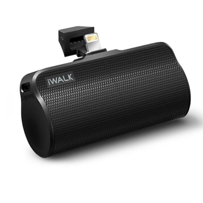  iWALK（愛沃可）充電寶/移動(dòng)電源 蘋果手機(jī)無線便攜迷你口袋寶 黑色 5000毫安 適用iPhoneX/8Plus/7 
