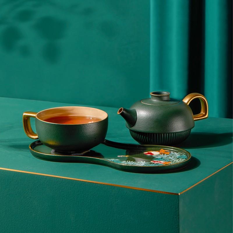 哲品魚(yú)知樂(lè)·壺疊杯 