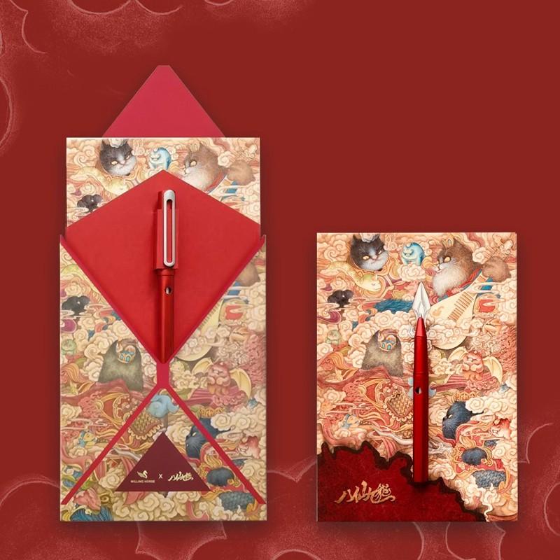 贊馬X八仙九貓聯(lián)名 四大天王筆記本套