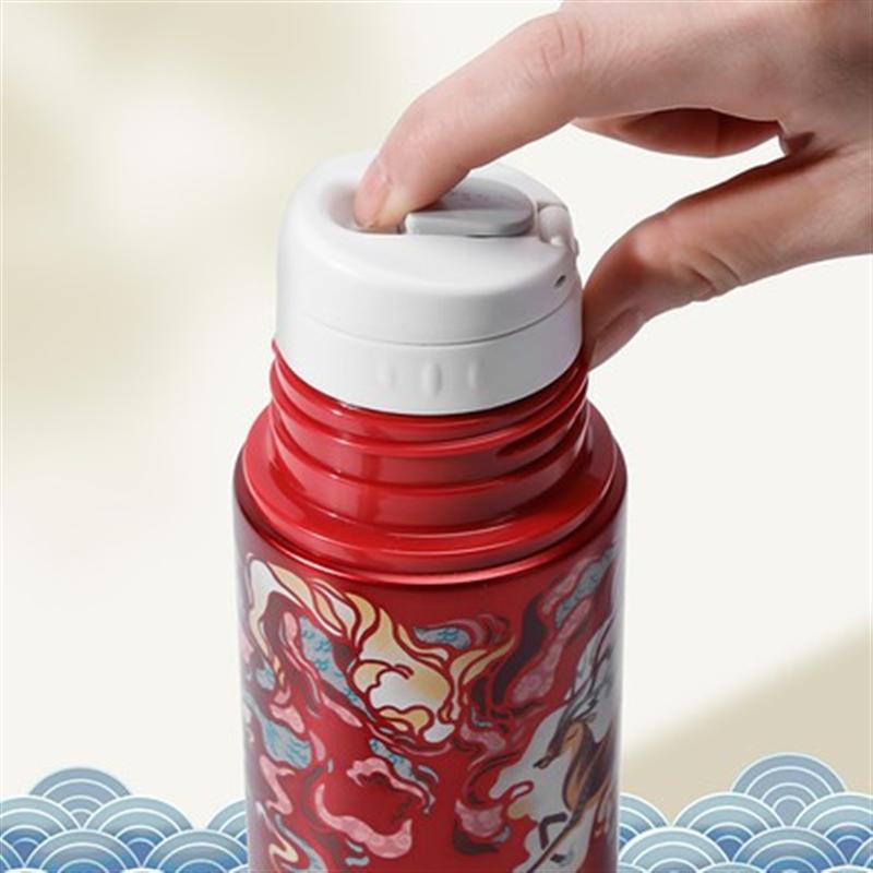 富光保溫杯中國風時尚國潮創(chuàng)意子彈頭水杯