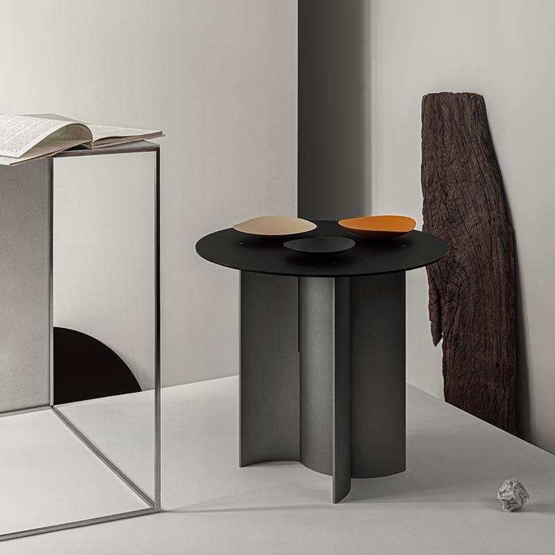 另 “疊”鋁合金邊幾沙發(fā)邊柜 圓形小茶幾角幾臥室床頭簡(jiǎn)約現(xiàn)代