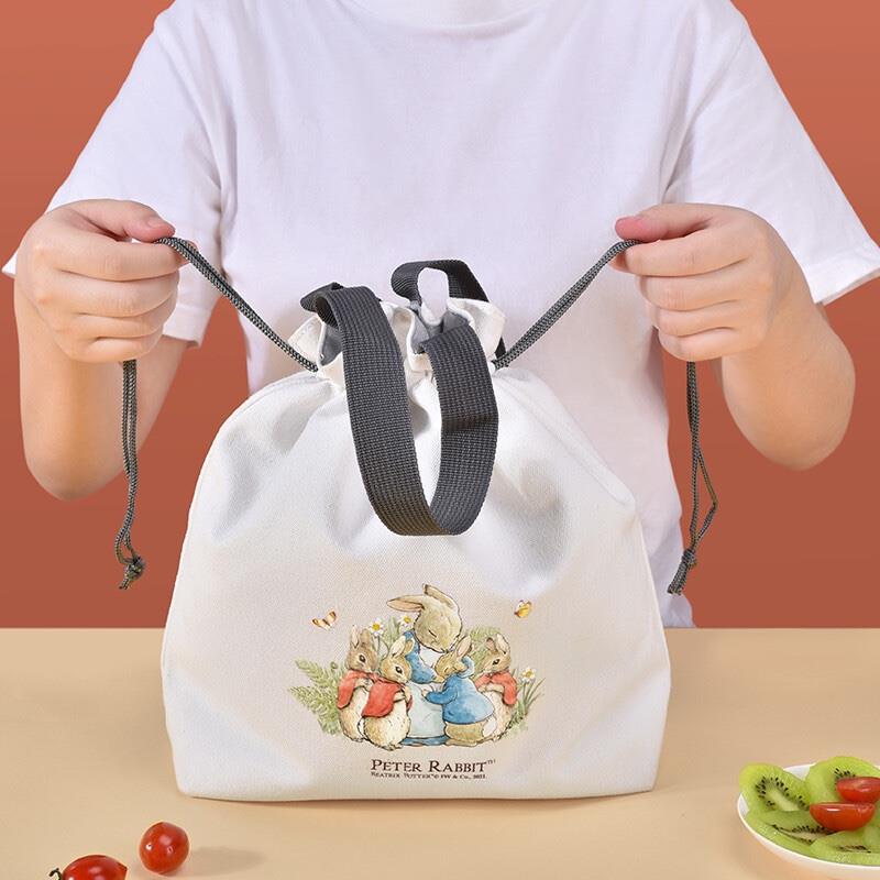 比得兔（Peter Rabbit）愛(ài)尚便當(dāng)盒 高顏值微波爐竹纖維保鮮盒套裝 