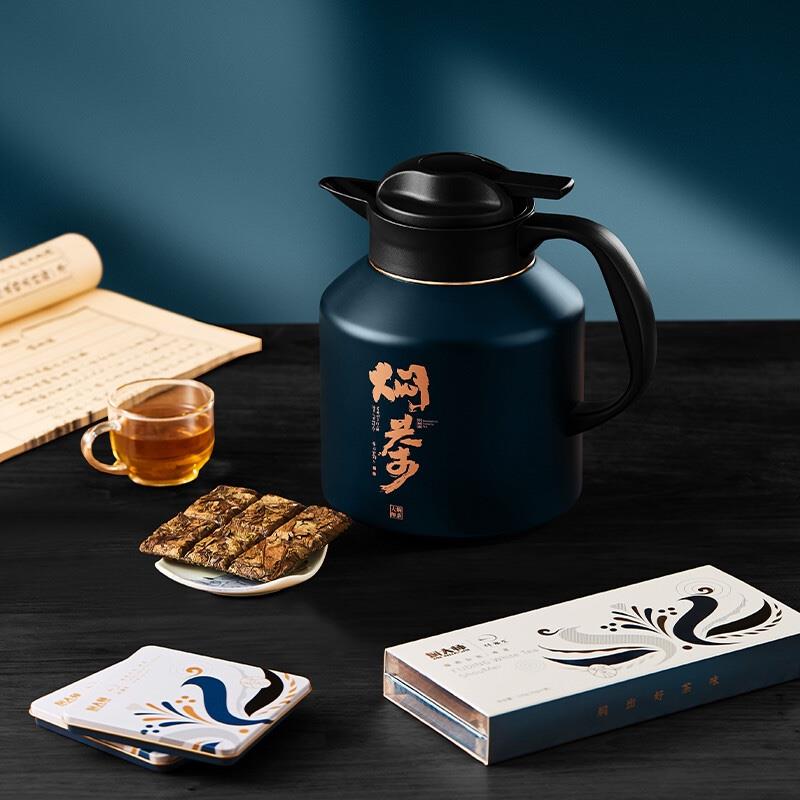 燜大師龍潤套裝MT1802W燜茶壺茶葉套裝組合白茶不銹鋼燜泡壺獨(dú)立茶隔
