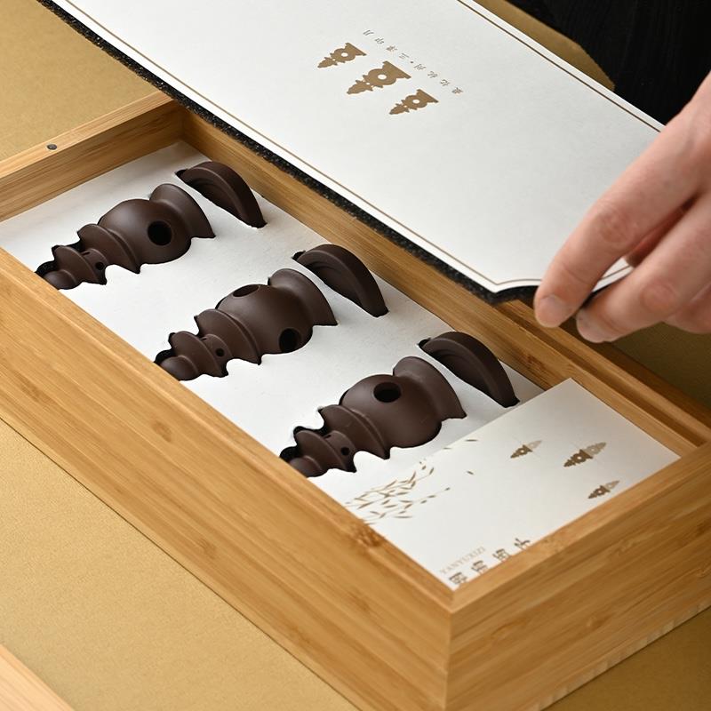 唯詩(shī)煙雨西子 紫砂塔香爐香薰?fàn)t茶道創(chuàng)意擺件高檔商務(wù)禮品