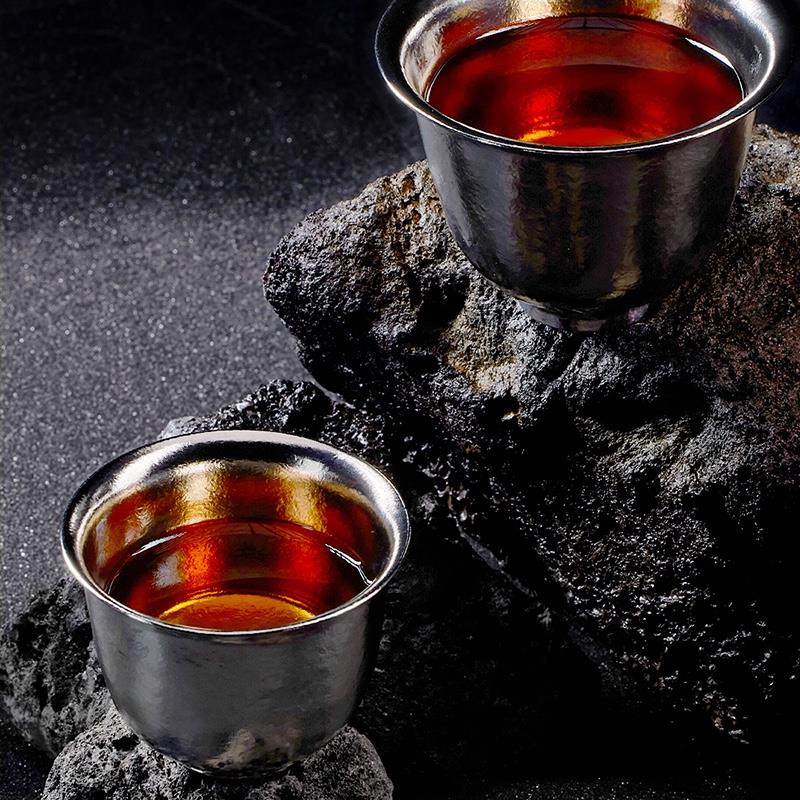 學古|出行隨身鈦杯 主人杯品茗杯工夫茶戶外茶杯高端女主人杯單杯
