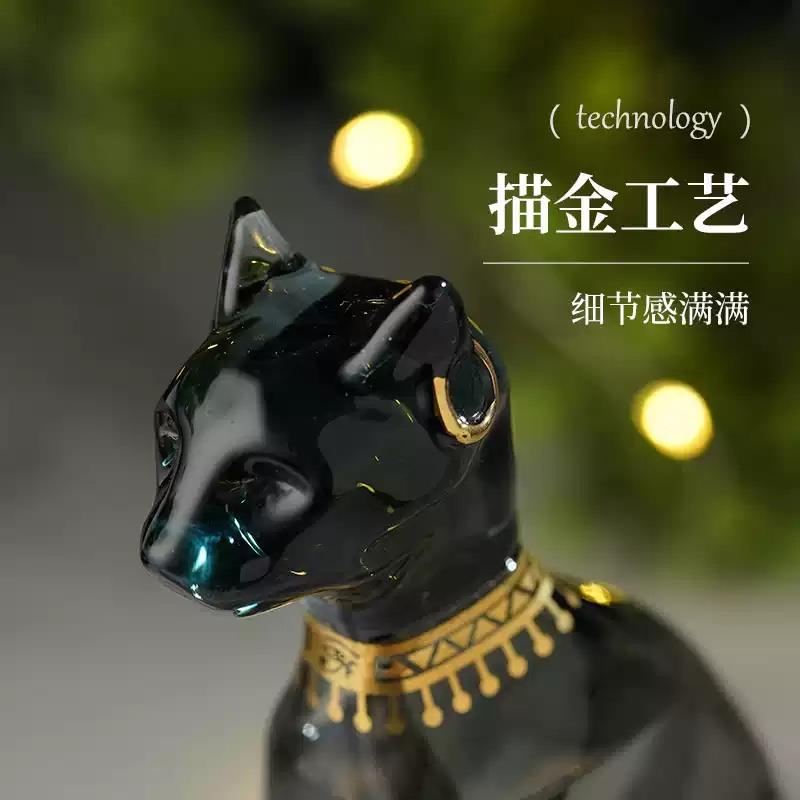 大英博物館埃及文創(chuàng)安德森貓?zhí)鞖馄匡L暴瓶擺件新婚男生生日禮物