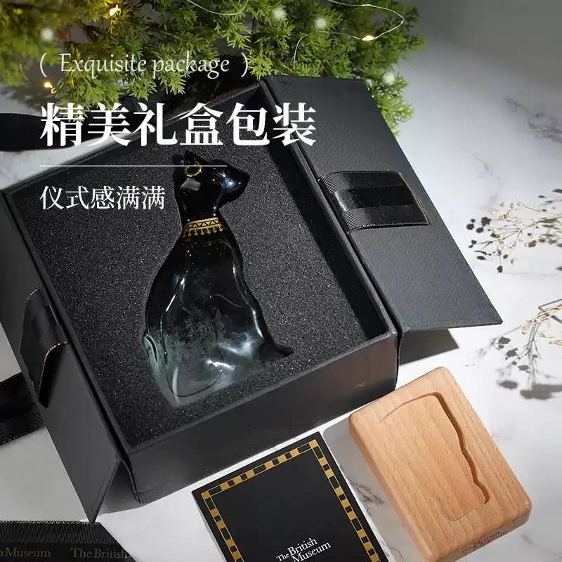 大英博物館埃及文創(chuàng)安德森貓?zhí)鞖馄匡L暴瓶擺件新婚男生生日禮物