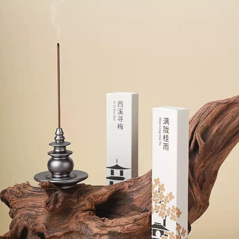 唯詩(shī)氣味杭州中式香薰沉香檀香線香禮盒漢方香杭州特色文創(chuàng)禮品