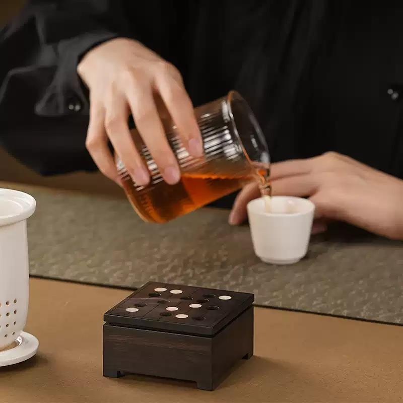 唯詩(shī)對(duì)弈香器檀香禮盒盤(pán)香焚香茶道香爐桌面擺件創(chuàng)意禮品生日禮物